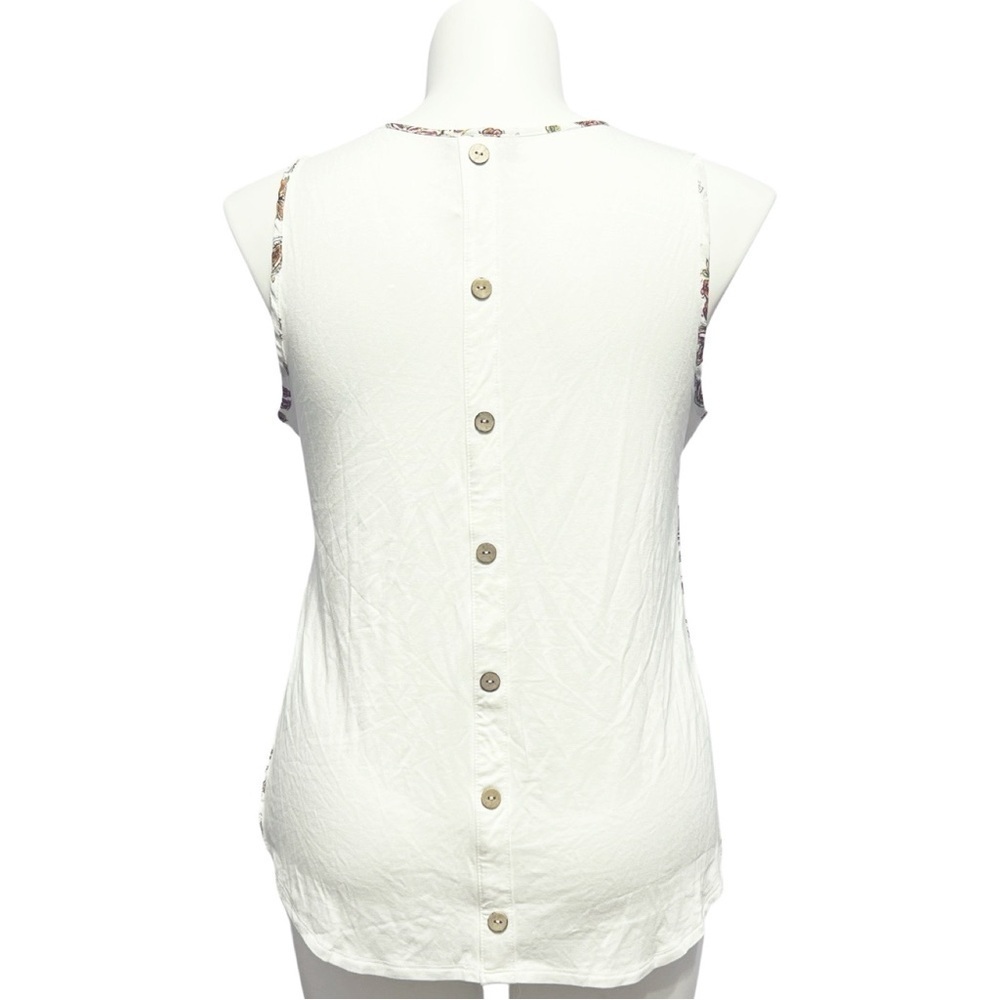 Fortune + Ivy Paisley Floral Sleeveless Top - Picture 3 of 6